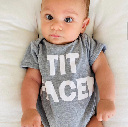 Tit Faced Baby Onesie