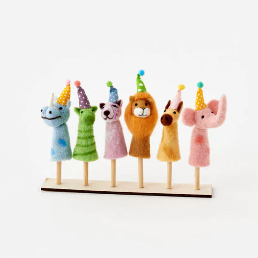 Wool Party Animal Finger Puppet (Sold Separately)