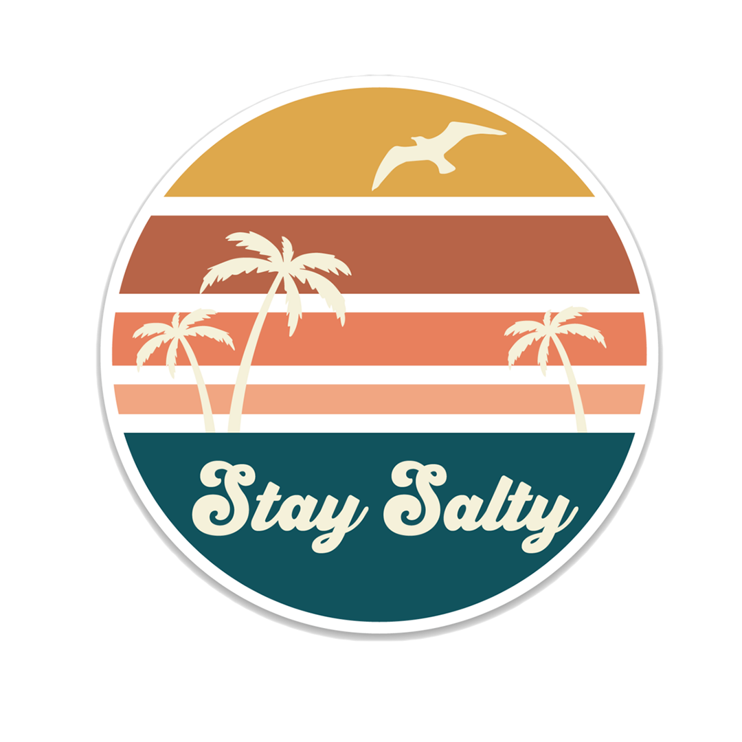 Lucy's Room Stay Salty Sticker