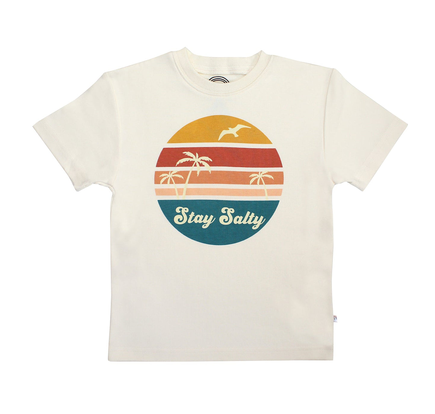 Stay Salty Cotton Toddler Short Sleeve Shirt