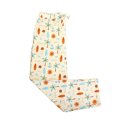 Chasing Waves Surfboard Bamboo Relaxed Lounge Pajama Pants