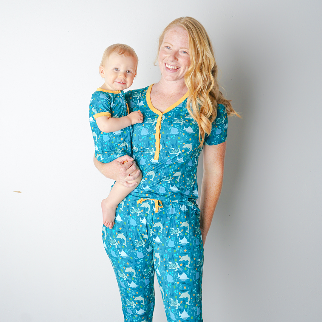 Ocean Friends Viscose Bamboo Womens Pajama Top