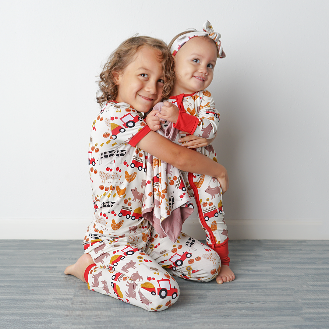 Farm Friends Bamboo Toddler Pajama Set Emerson and Friends