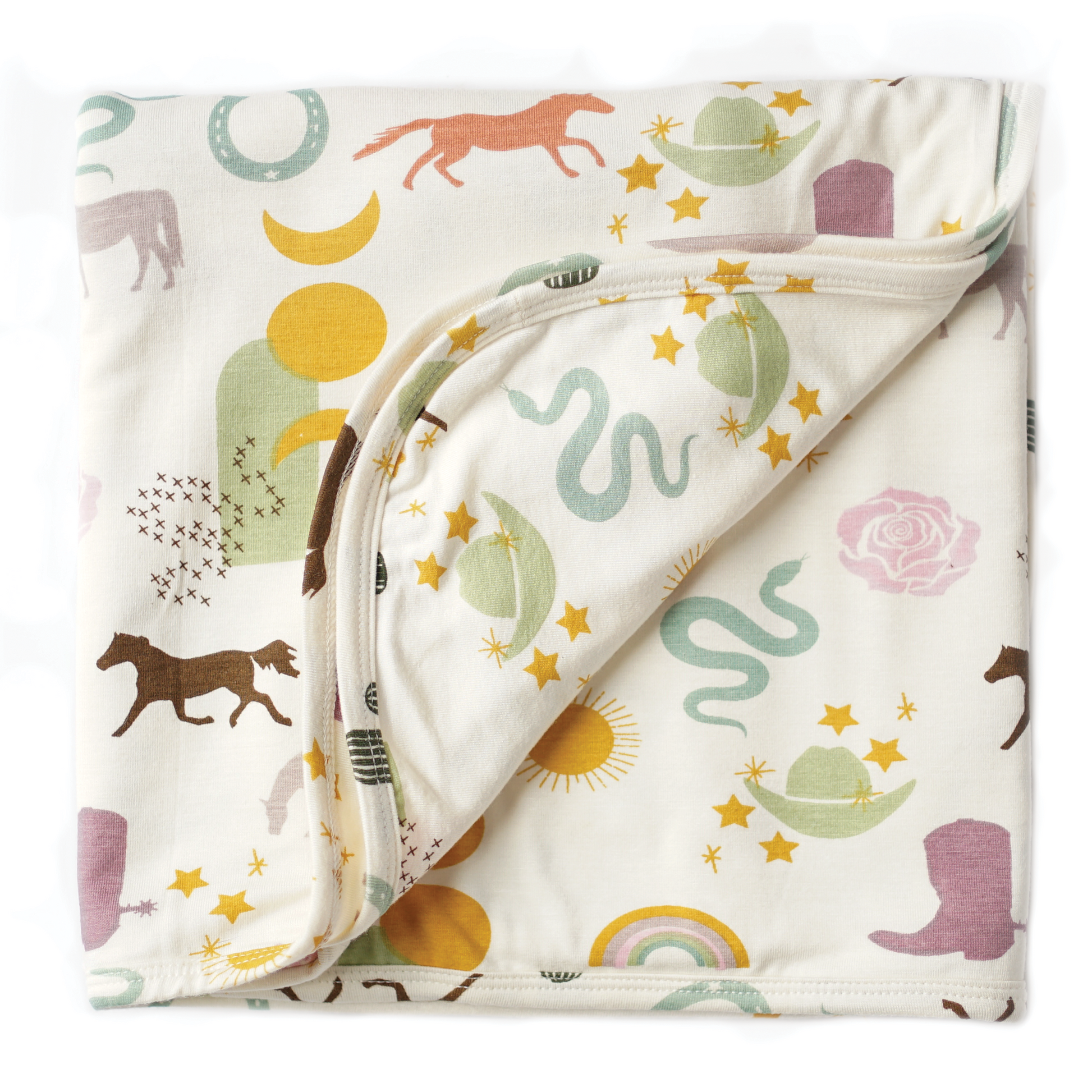 Wild and Free Bamboo Blanket Baby Blanket Kids Blanket