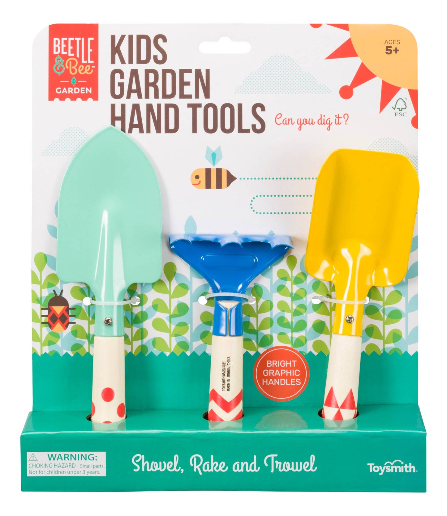 Beetle & Bee Kids Garden Hand Tools