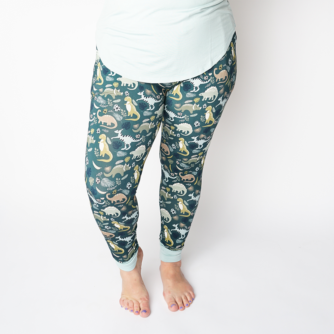 Dinosaur Women's Bamboo Pajama Jogger Pants