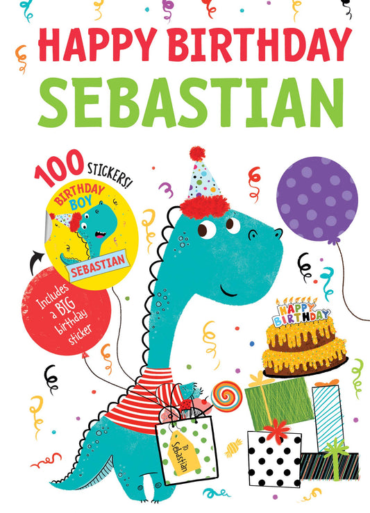 Happy Birthday Sebastian - Personalized Birthday Book