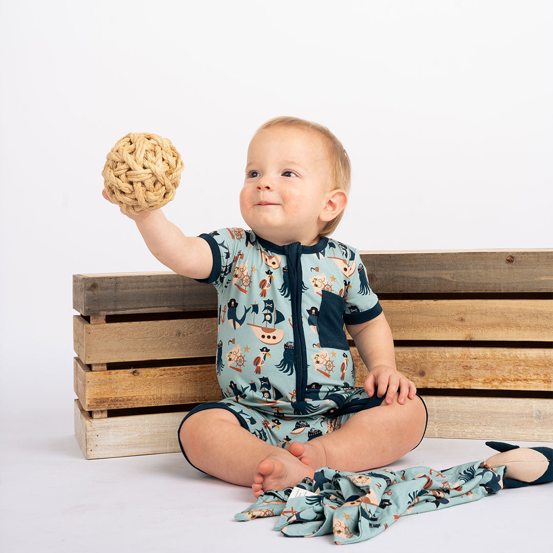 Baby boy deals bamboo romper