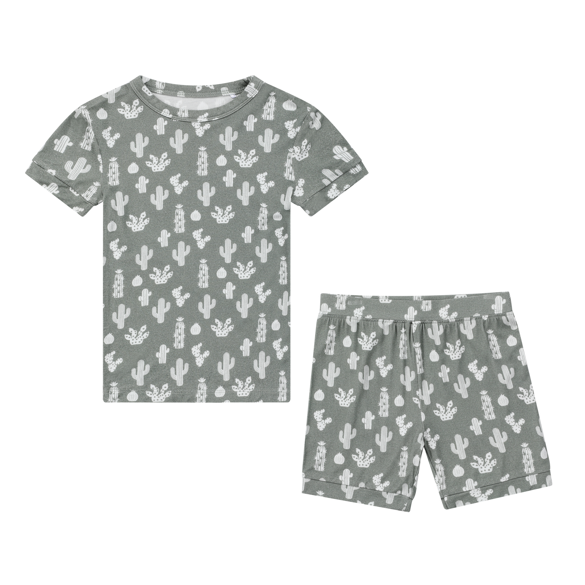 Stay Sharp Cactus Viscose Bamboo Short Sleeve Kids Toddler Pajama Set –  Emerson and Friends