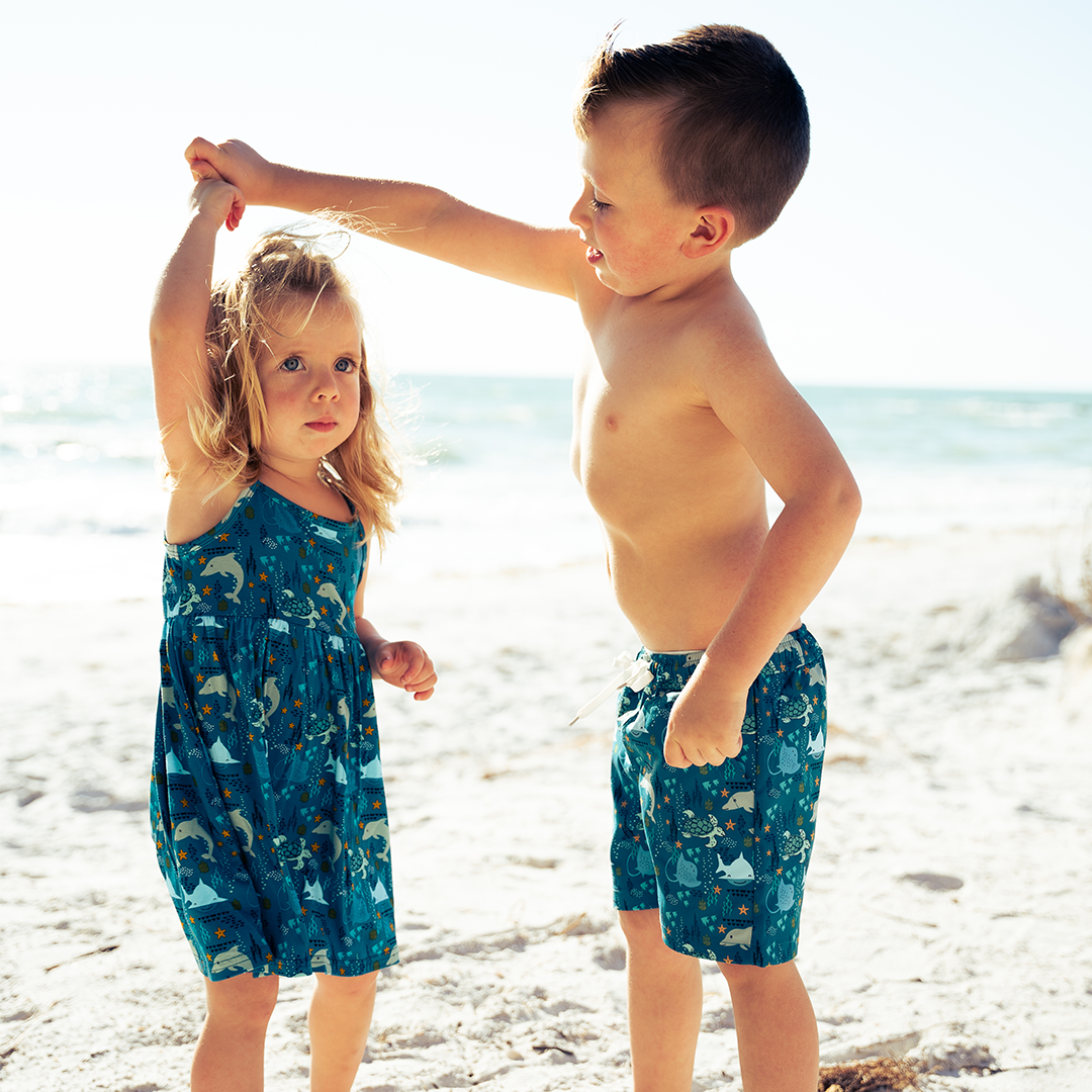 Ocean Friends Boy Swim Trunks